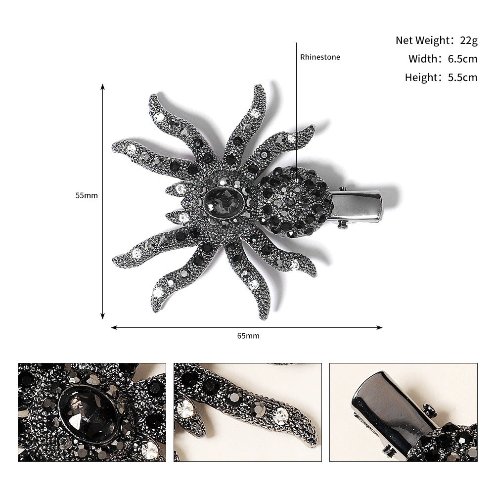 Wholesale Halloween Funny Rhinestone Hair Clips